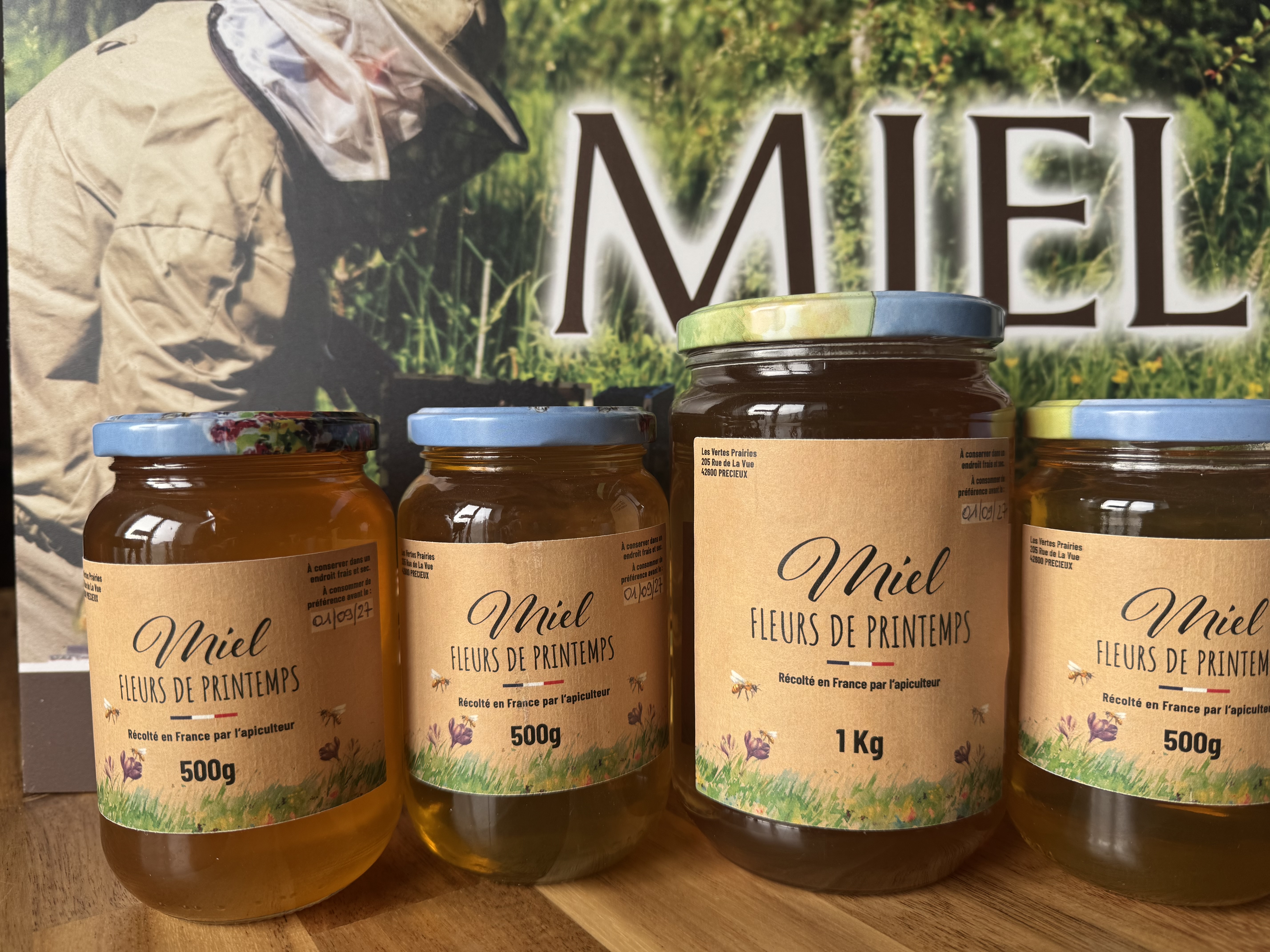 Miel artisanal Les Vertes Prairies